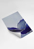 Navy Ocean Real Silver Set Of 2 Posters 50x70cm